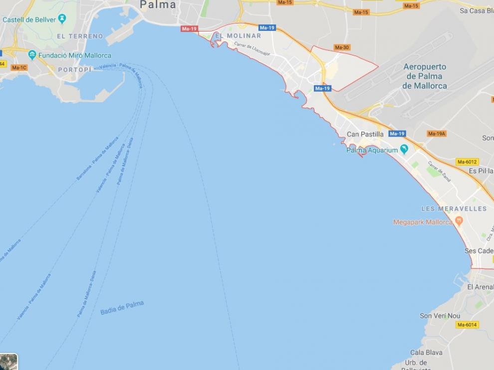 Encuentran los restos de un barco de la época romana a pocos metros de la playa de Palma,