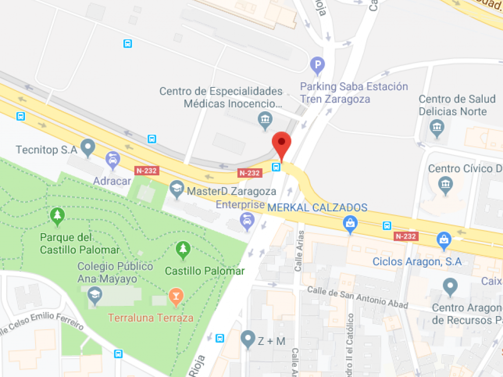 El conductor fue parado por la Policía Local cuando conducía por la calle Rioja.