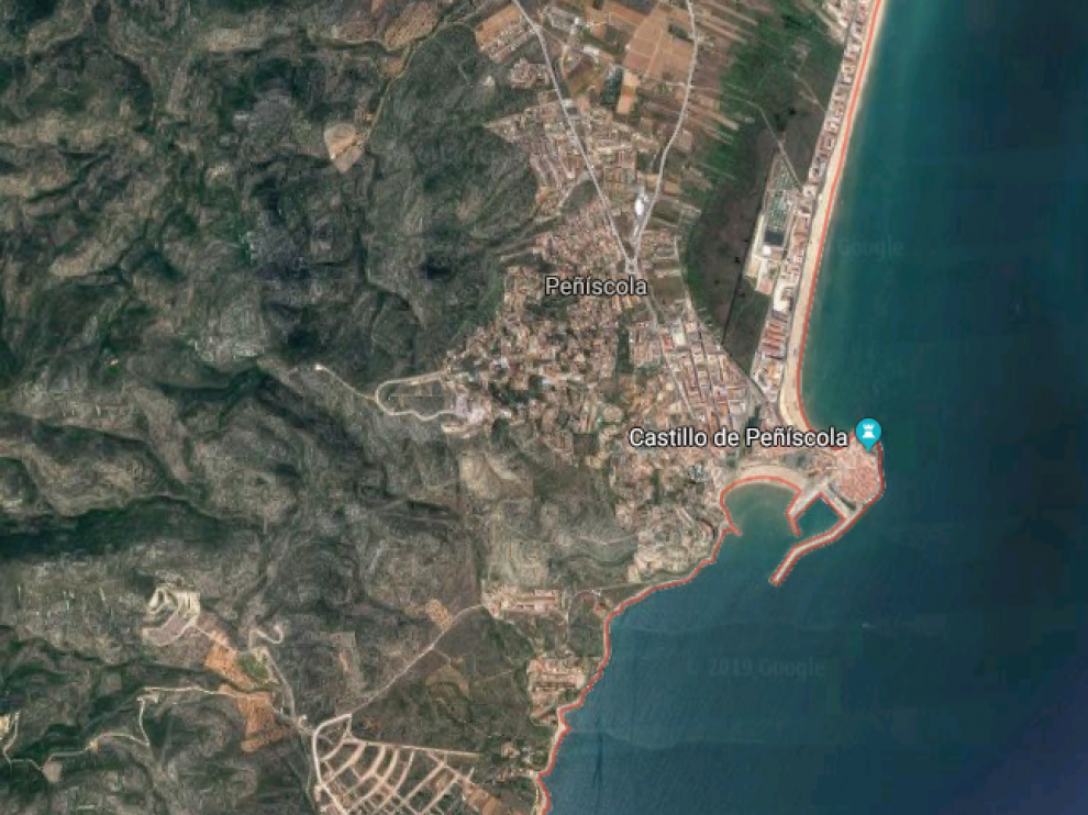 El incendio tuvo lugar en un hotel de Peñiscola.