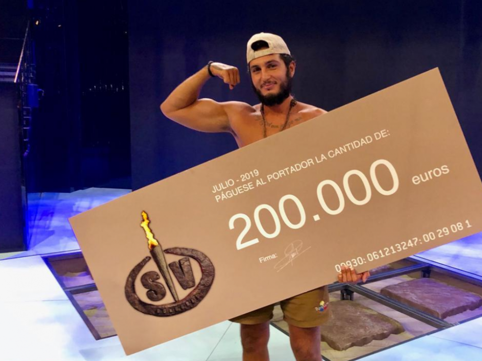 Omar Montes, ganador de 'Supervivientes'.
