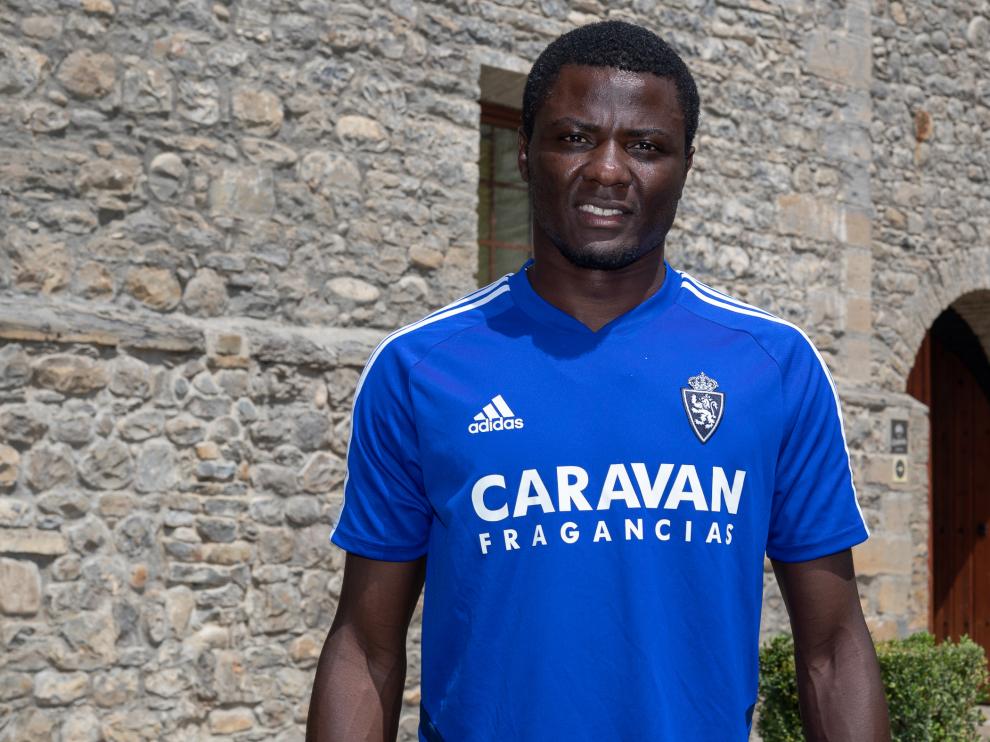 Federico Bikoro posa para HERALDO DE ARAGÓN en Boltaña.