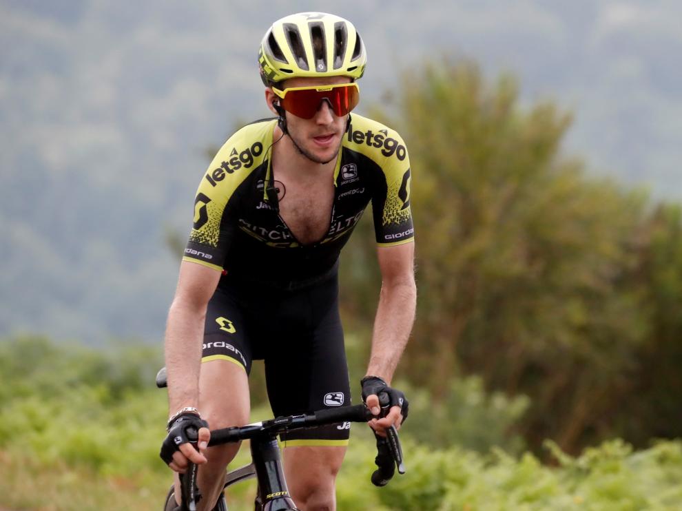Simon Yates durante la etapa de este domingo.