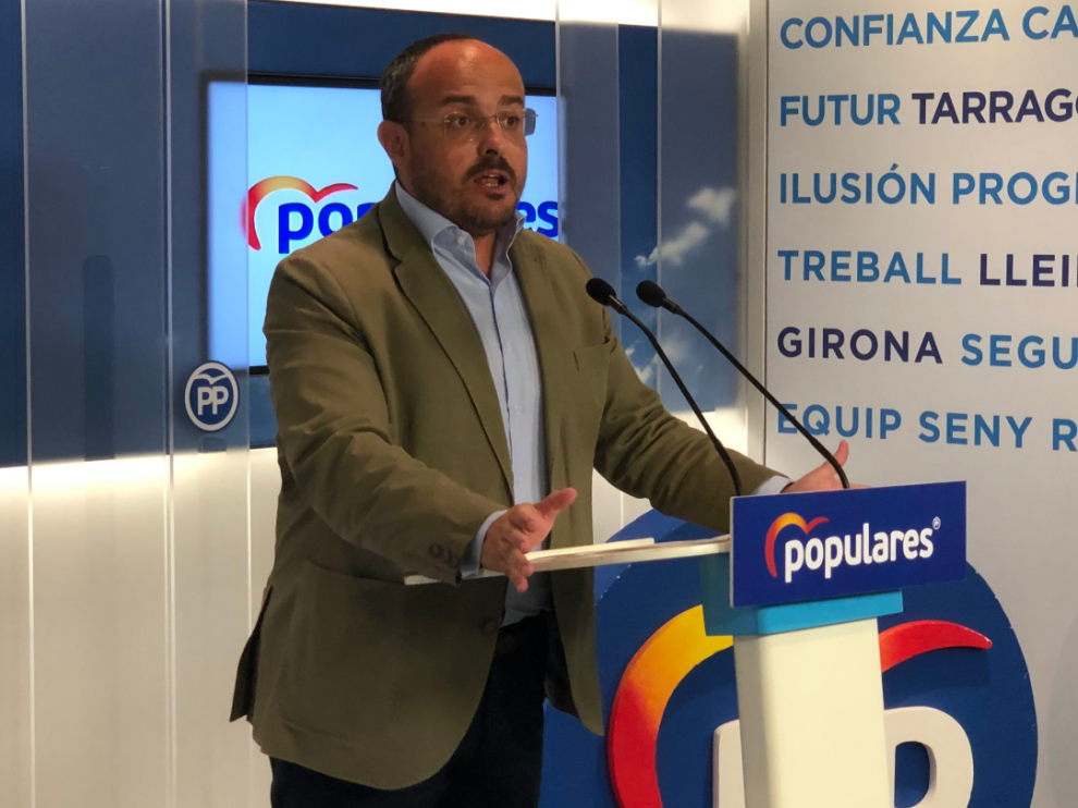 El líder del PPC, Alejandro Fernández.