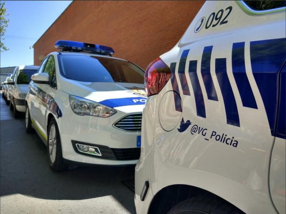 Coches de la policía local vasca.