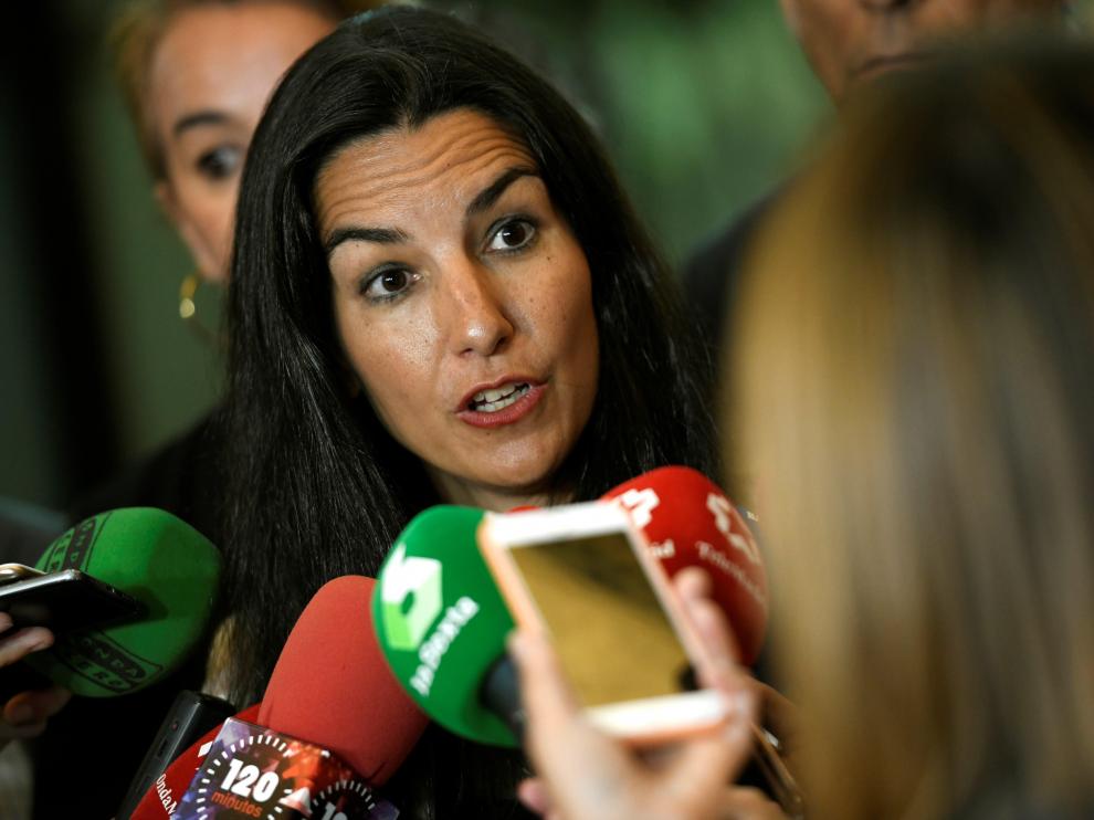 La portavoz de Vox en la Asamblea de Madrid, Rocío Monasterio.