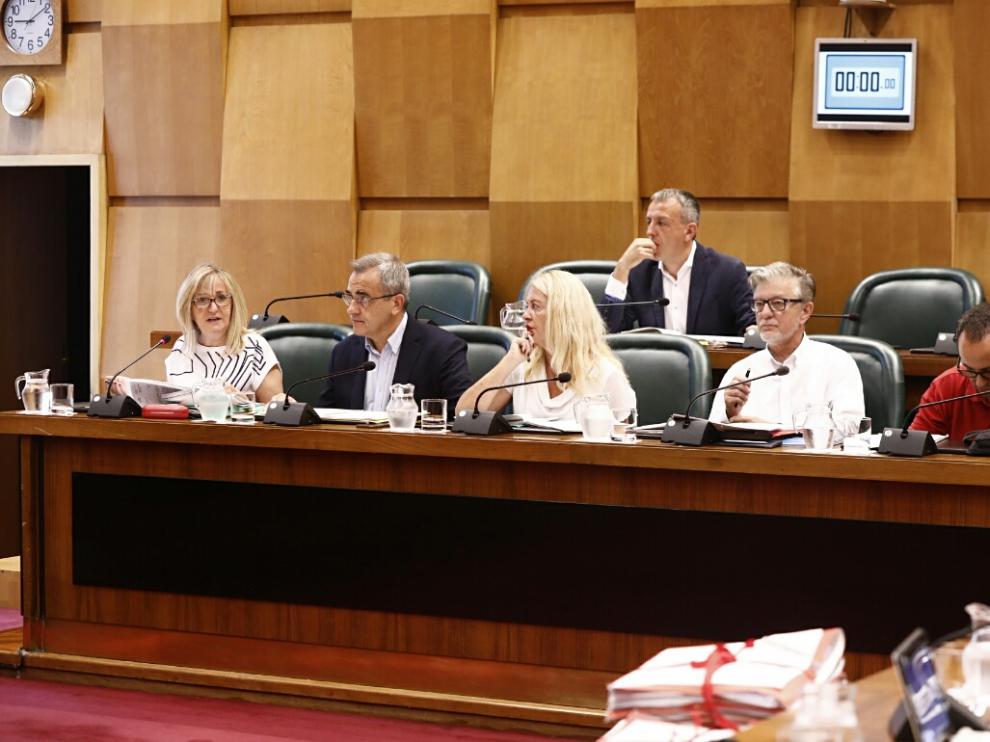 Comisión de Urbanismo que celebró el Ayuntamiento de Zaragoza el pasado lunes.