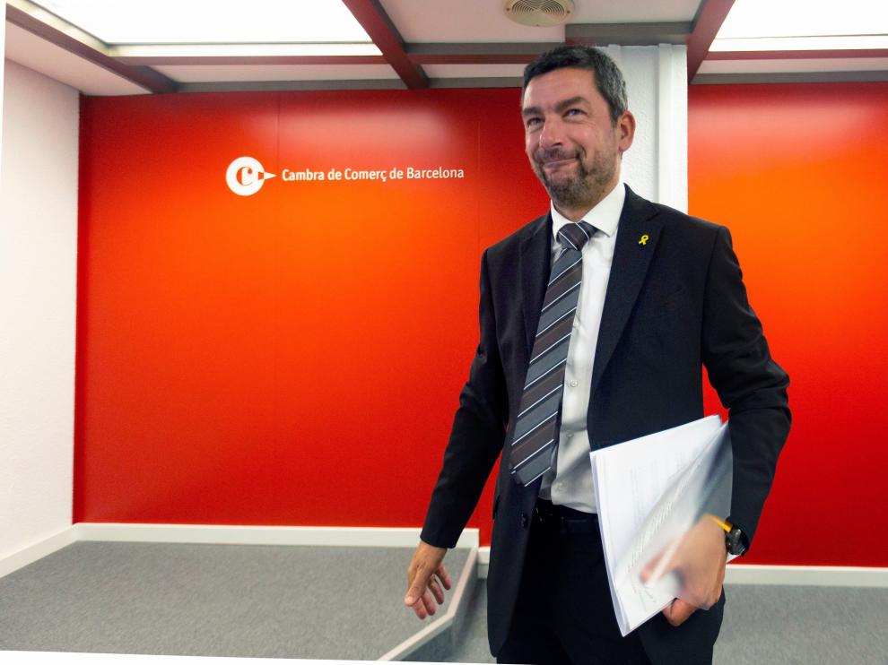 El presidente de la Cámara de Barcelona, Joan Canadell.