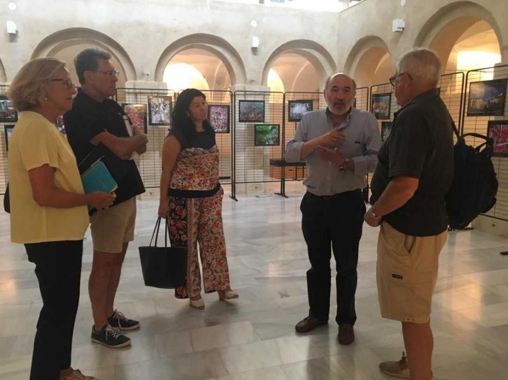 El alcalde de Calatayud, José Manuel Aranda, ha visitado las obras.
