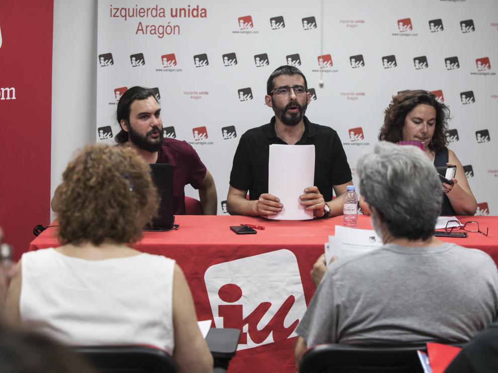 Reunión de la Coordinadora de IU Aragón