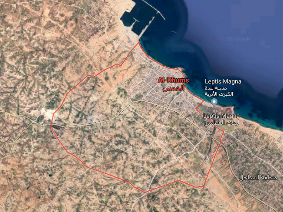 La embarcación había salido de una playa próxima a la ciudad de Khoms, uno de los principales trampolines de la migración irregular el Mediterráneo.
