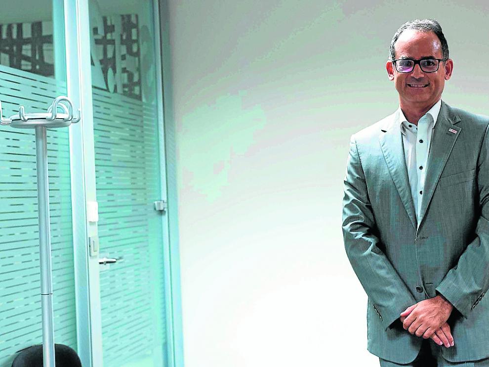El presidente del Grupo Bosch para España y Portugal, Javier González Pareja, en Ibercaja.