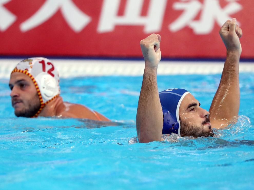 Final del Mundial de waterpolo España-Estados Unidos.