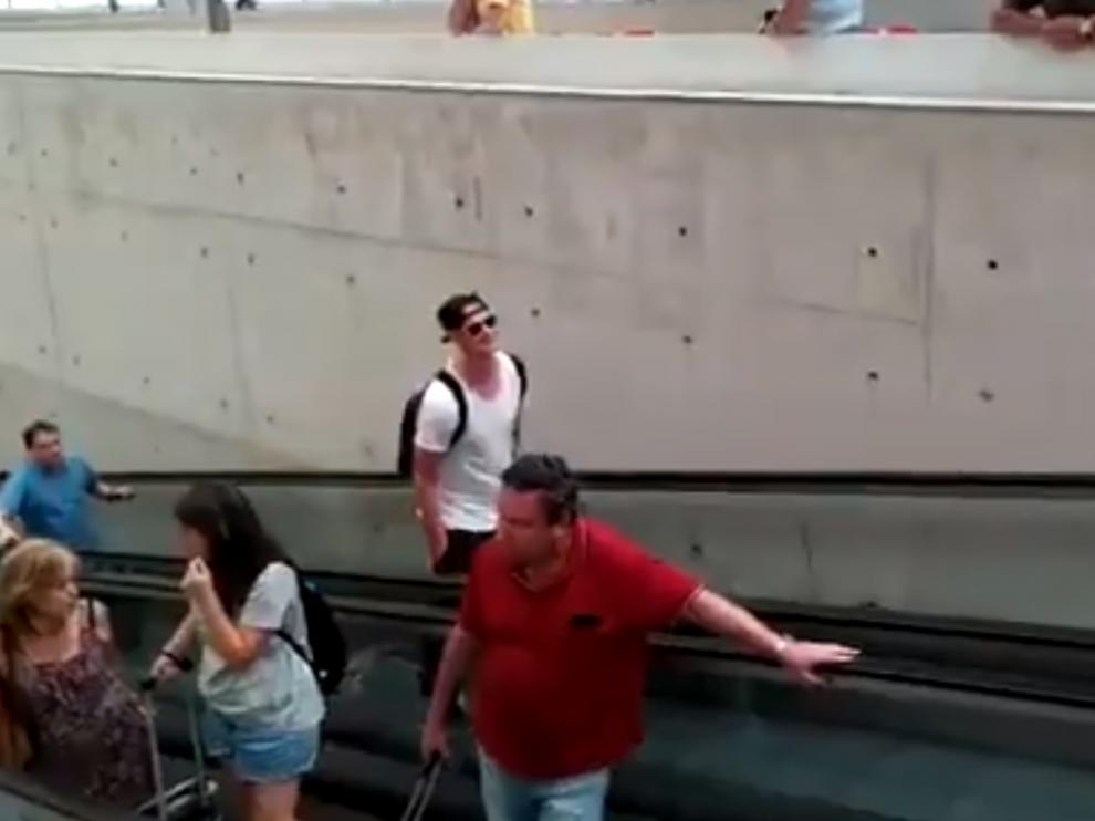 Robin Benzing, a su llegada a Zaragoza.