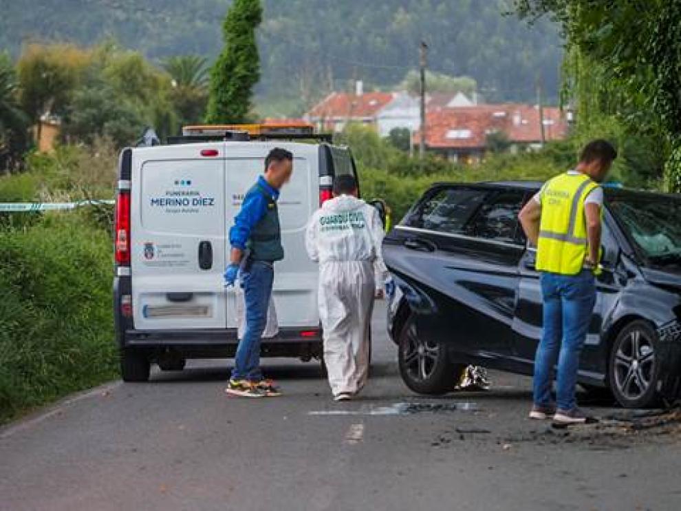 La Guardia Civil sobre las señales del crimen.