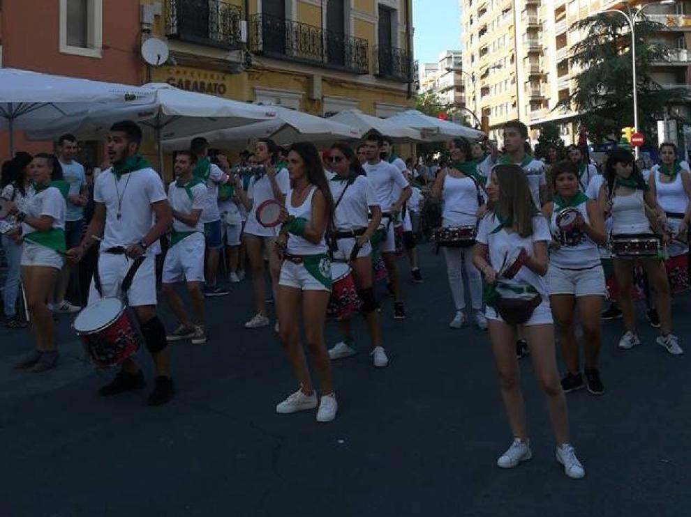 Imagen del 'pasabares' organizado en las fiestas de 2018.
