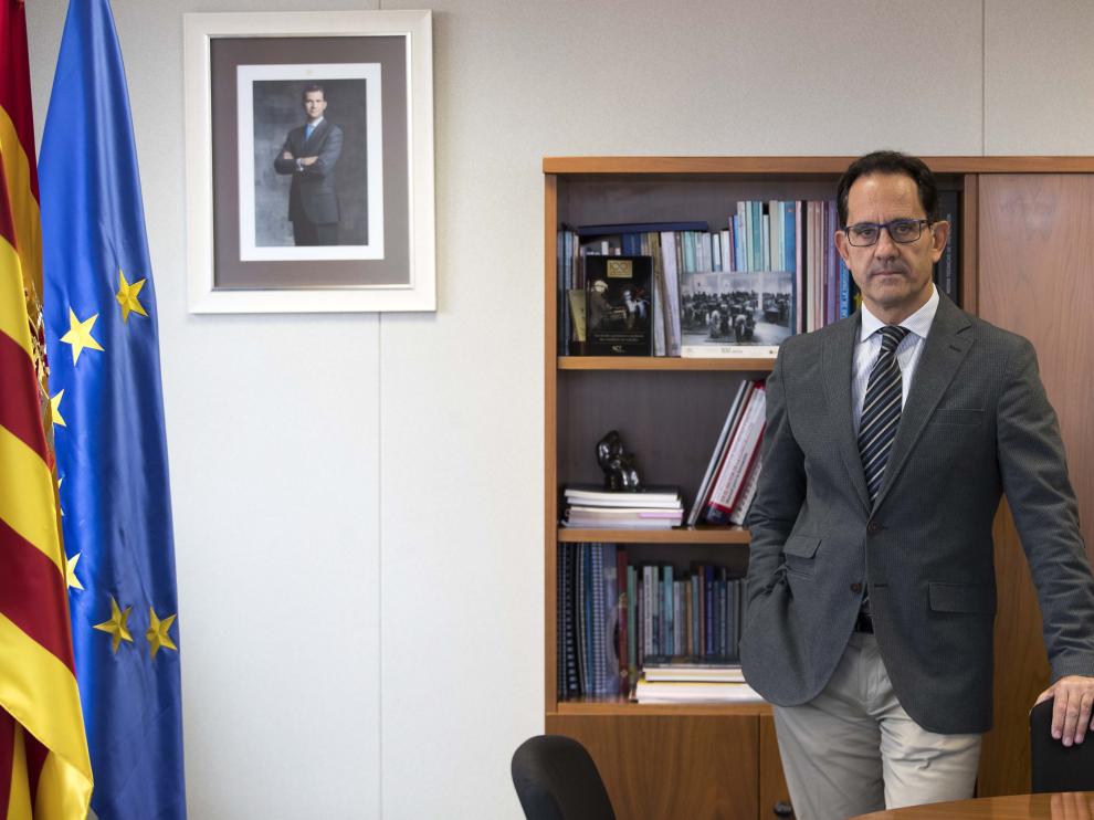 Román García Oliver es el máximo responsable de la Inspección de Trabajo en Aragón.