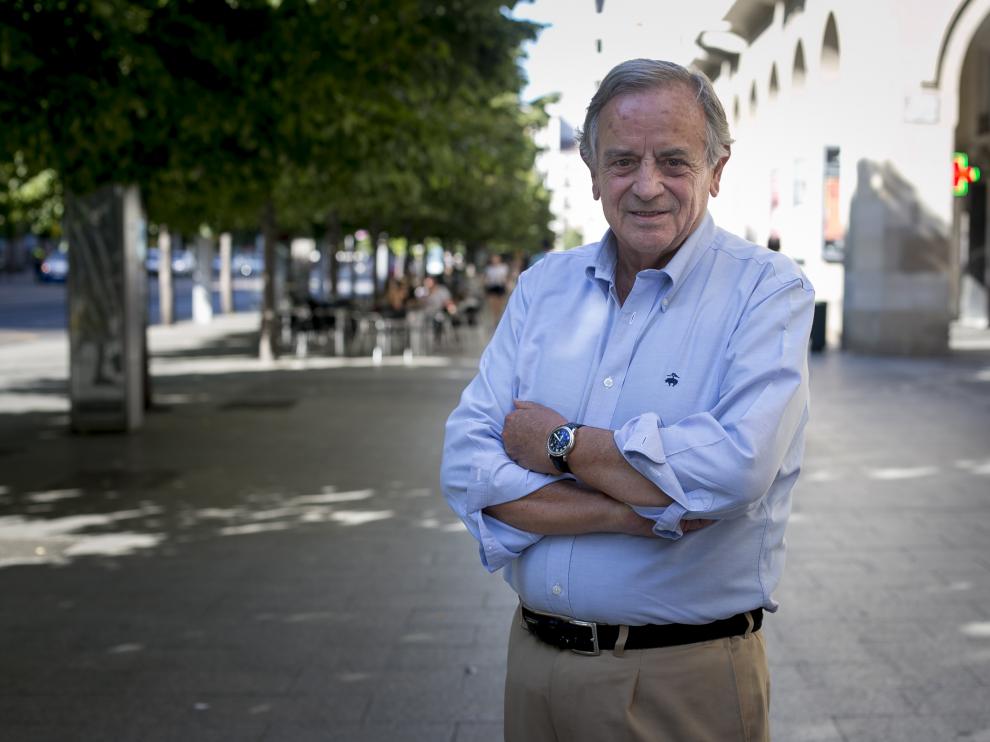 Luis Blasco Bosqued, este lunes en el paseo de la Independencia.