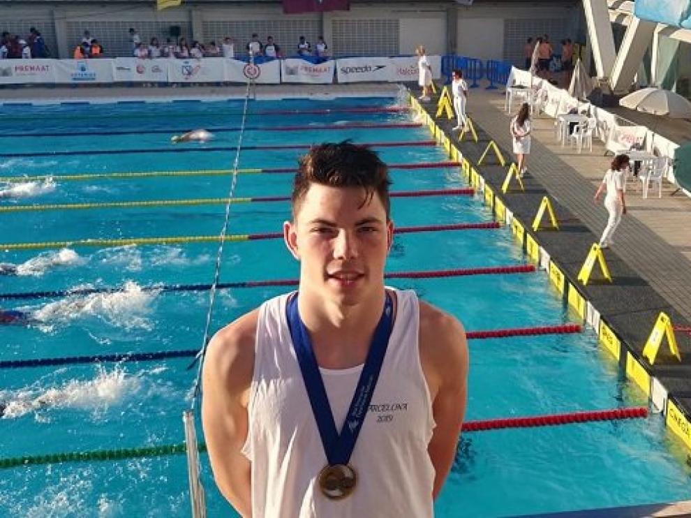 El nadador de El Olivar Luis Domínguez