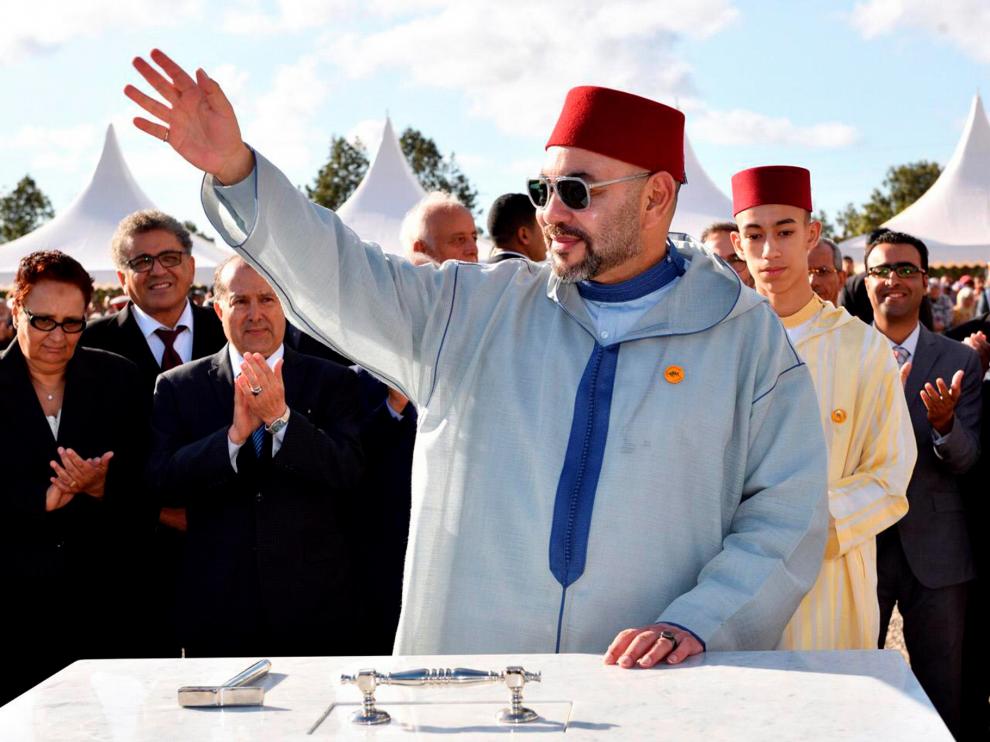 El Rey de Marruecos, Mohamed VI.