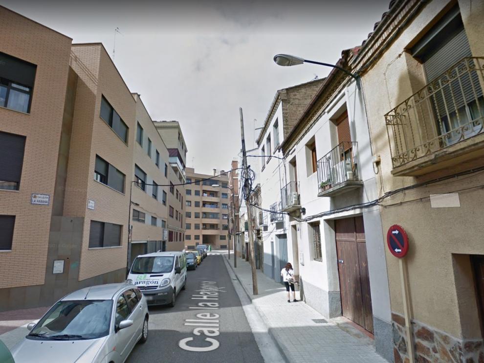Una imagen de la calle de La Habana, en el barrio Jesús de Zaragoza.