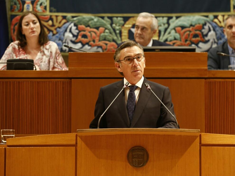 Segunda sesión del debate de investidura de Javier Lambán