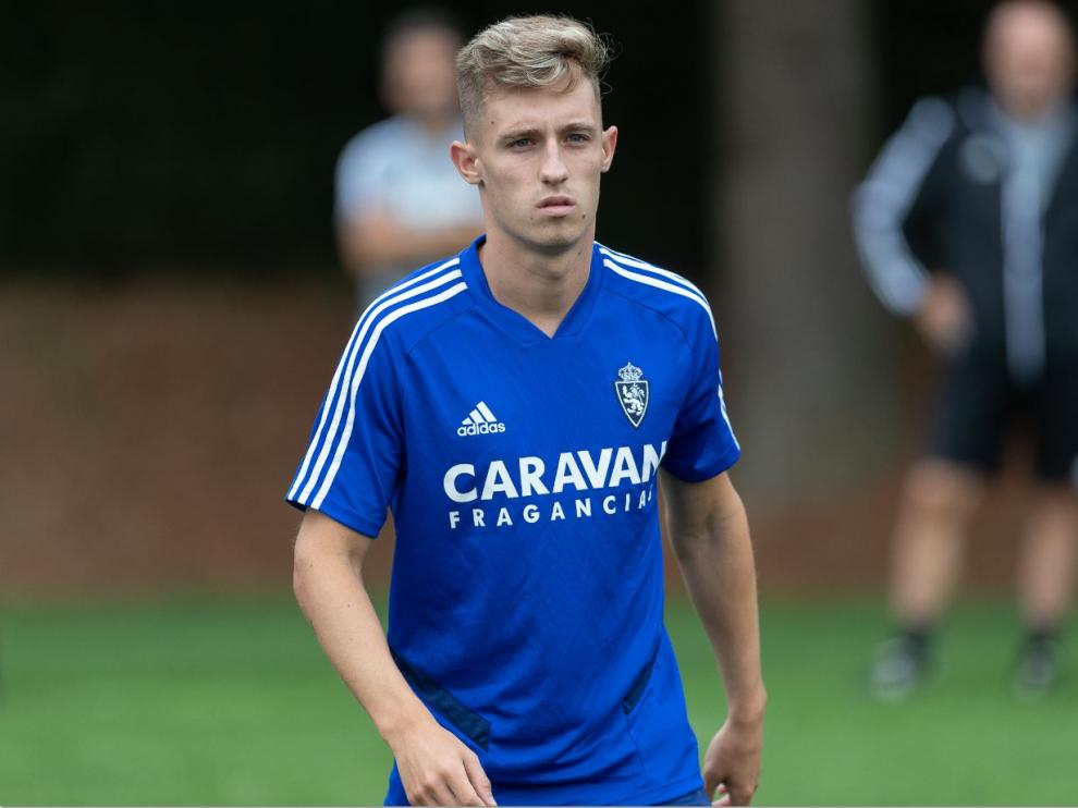 Blanco, en un entrenamiento.