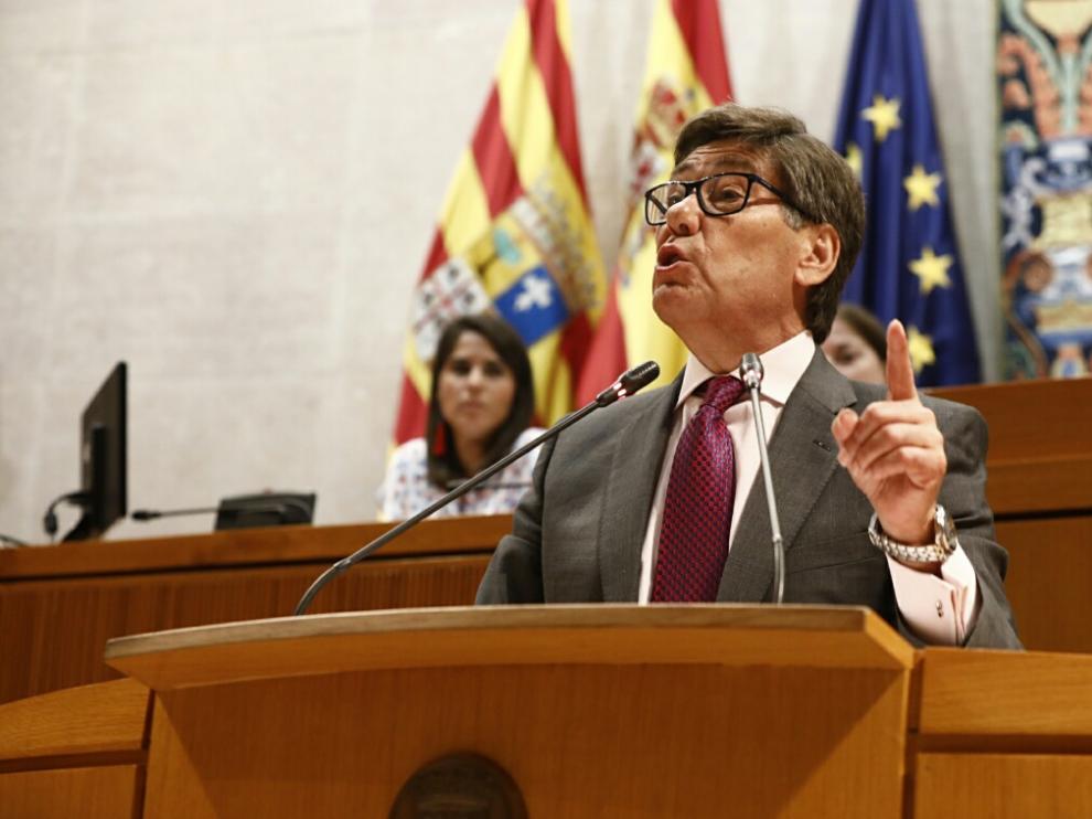 Intervención de Arturo Aliaga en la segunda sesión de investidura de Lambán.