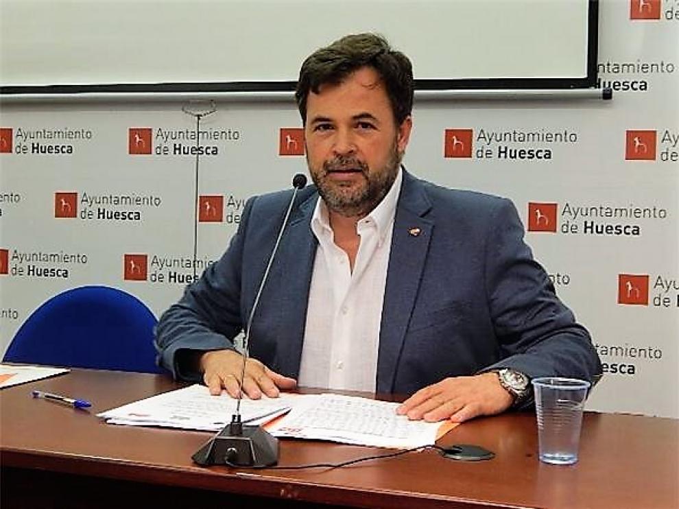 Jose Luis Cadena, portavoz de Cs en el Ayuntamiento de Huesca.
