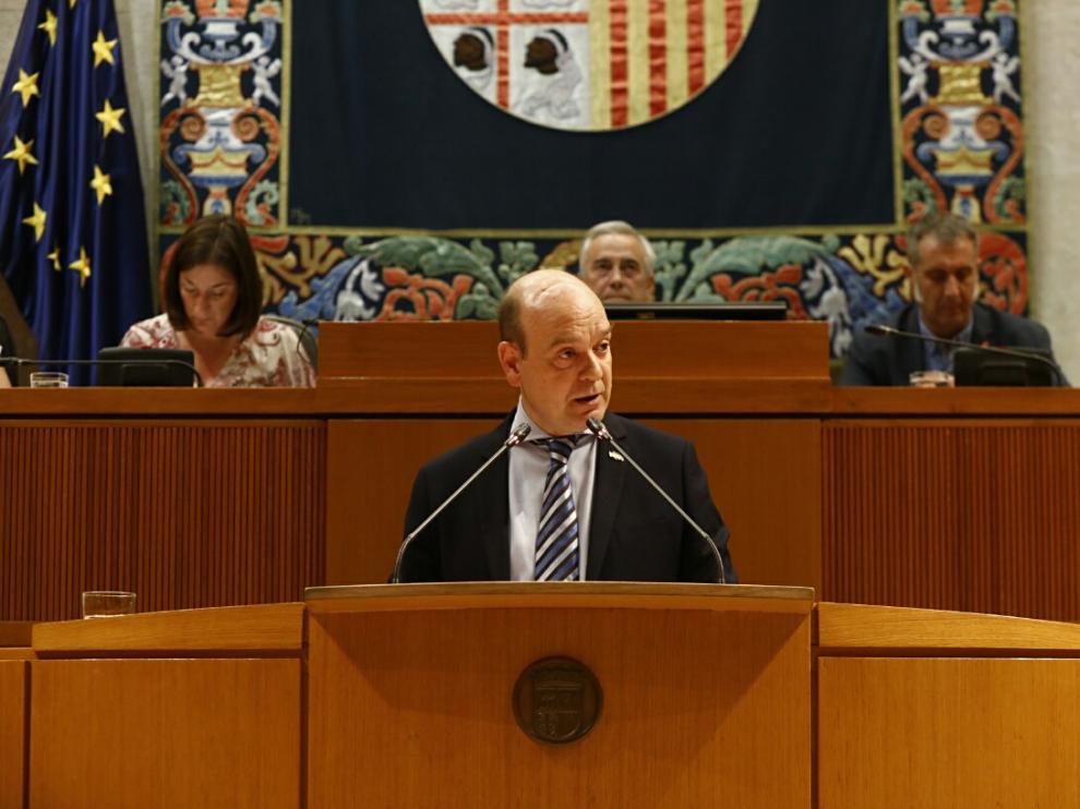 Segunda sesión de investidura de Lambán.