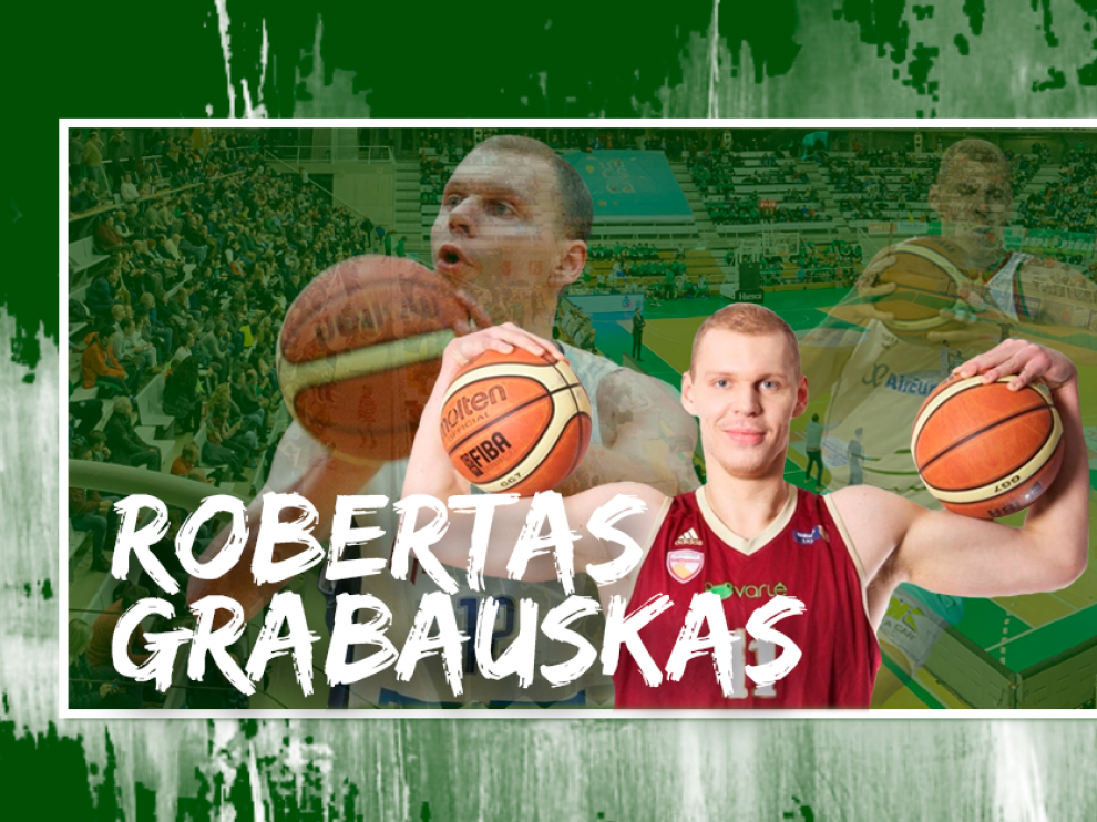 Robertas Grabauskas, nuevo pívot del Levitec Huesca.