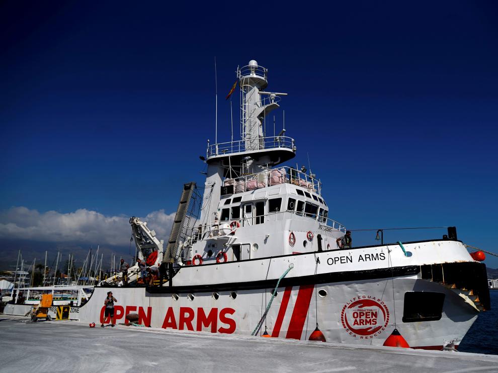 El barco de la ONG Open Arms.