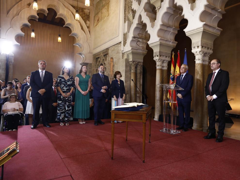 Toma de posesión de Javier Lambán como presidente de Aragón