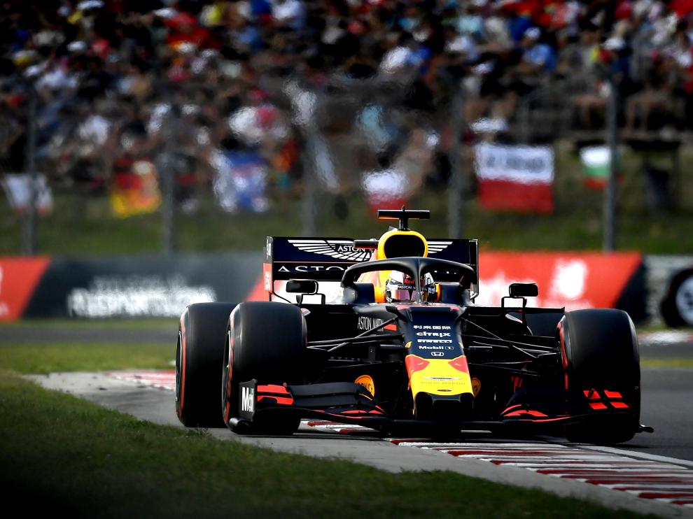 Verstappen en el Gran Premio de Hungría.
