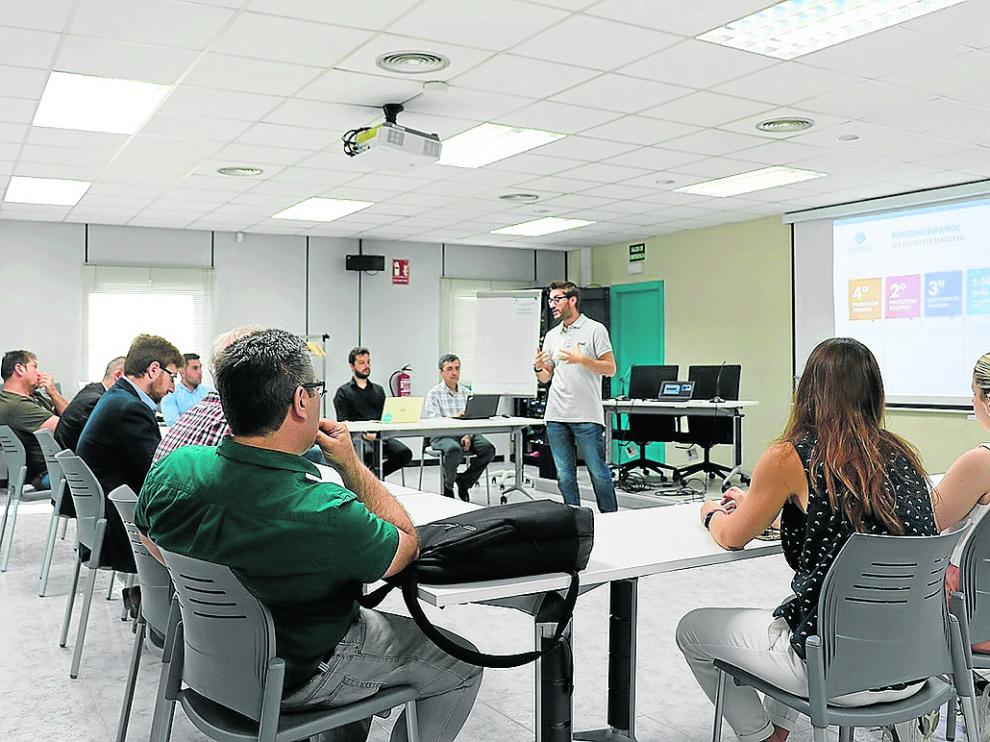 Celebración del Info Day para explicar a emprendedores las características de Porcinnova
