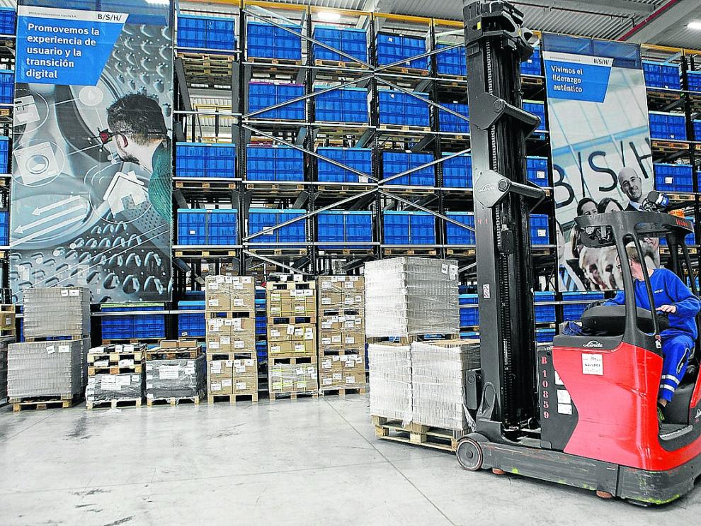 Instalaciones logísticas de BSH Electrodomésticos España en Plaza