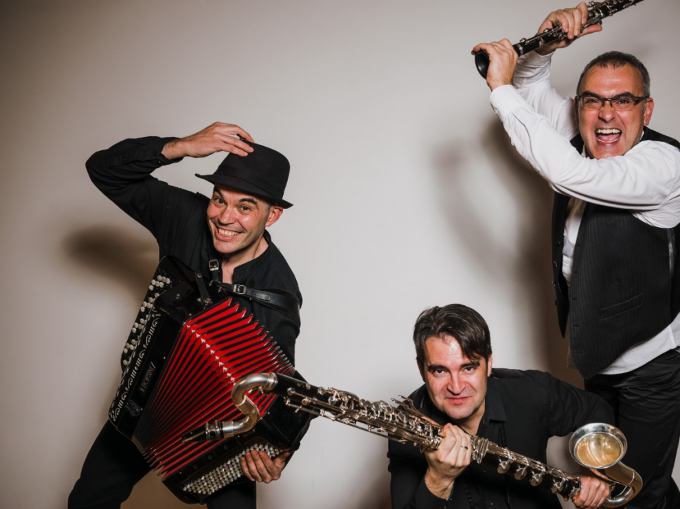 Trivium Klezmer actúa el día 7 de agosto en el Joaquín Roncal de Zaragoza.