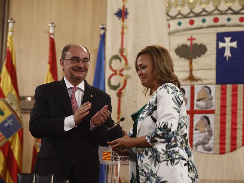 Toma de posesión de los consejeros del nuevo Gobierno de Aragón