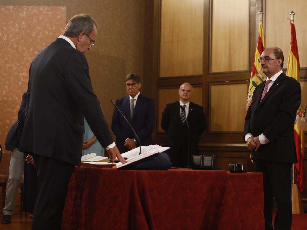 Toma de posesión de los consejeros del nuevo Gobierno de Aragón