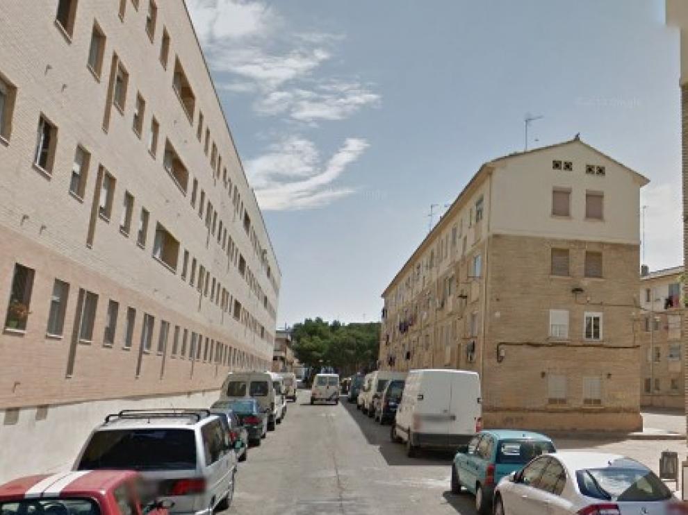 Calle del Doctor Zamenhoff, en el barrio Oliver, en Zaragoza.