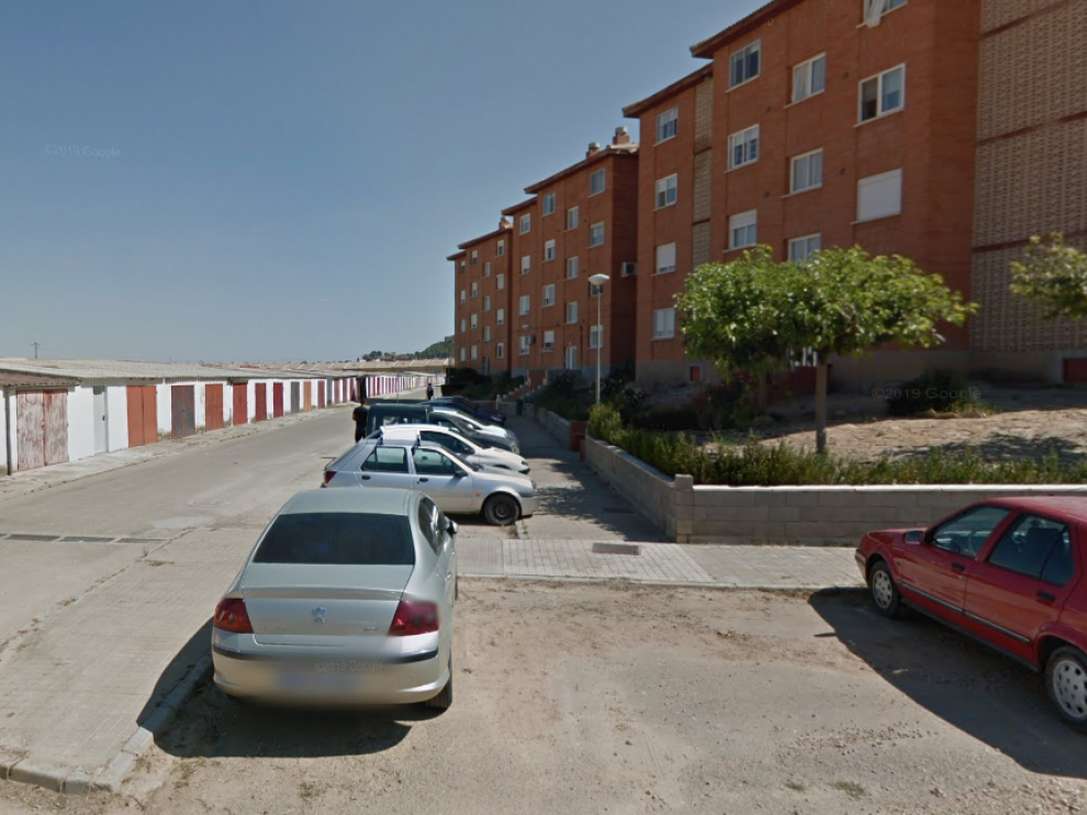 La calle Estercuel de Andorra, Teruel, donde sucedieron los hechos.