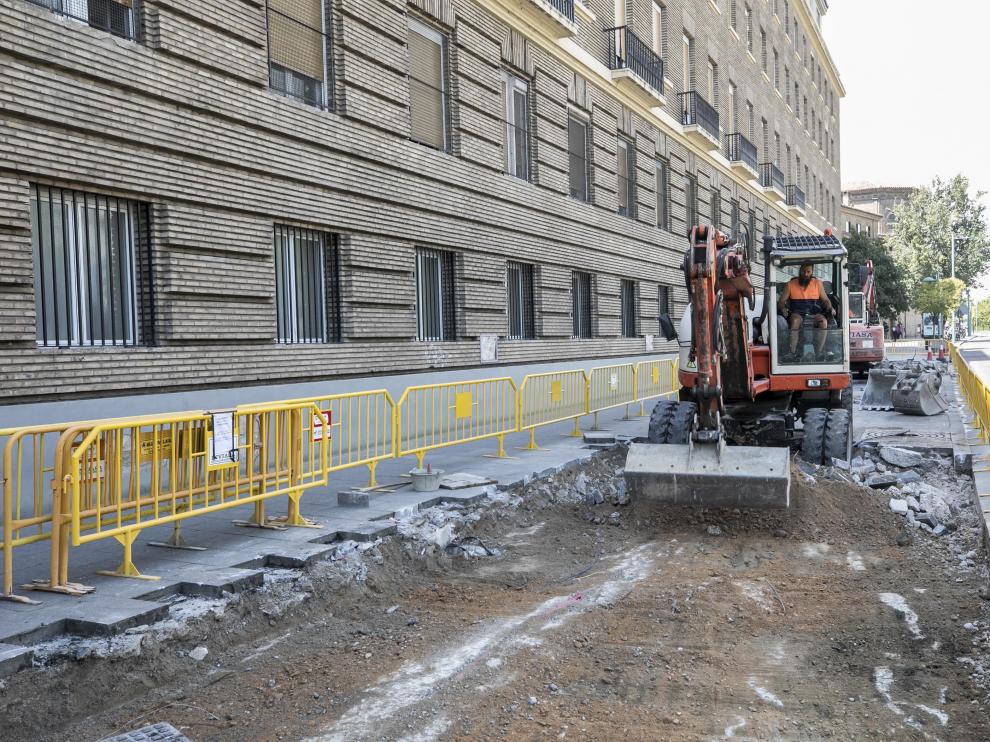 Las obras de construcción de la parada se han iniciado esta semana.