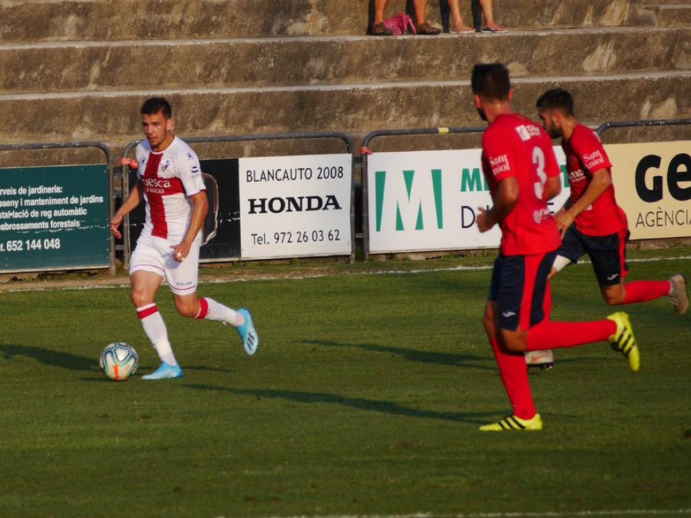 La S. D. Huesca contó con ocasiones de gol, sobre todo en la primera parte.