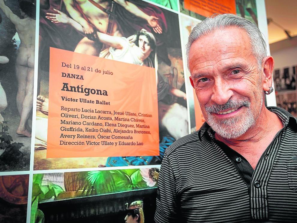 Víctor Ullate, el pasado julio, en la presentación de su último espectáculo, ‘Antígona’.