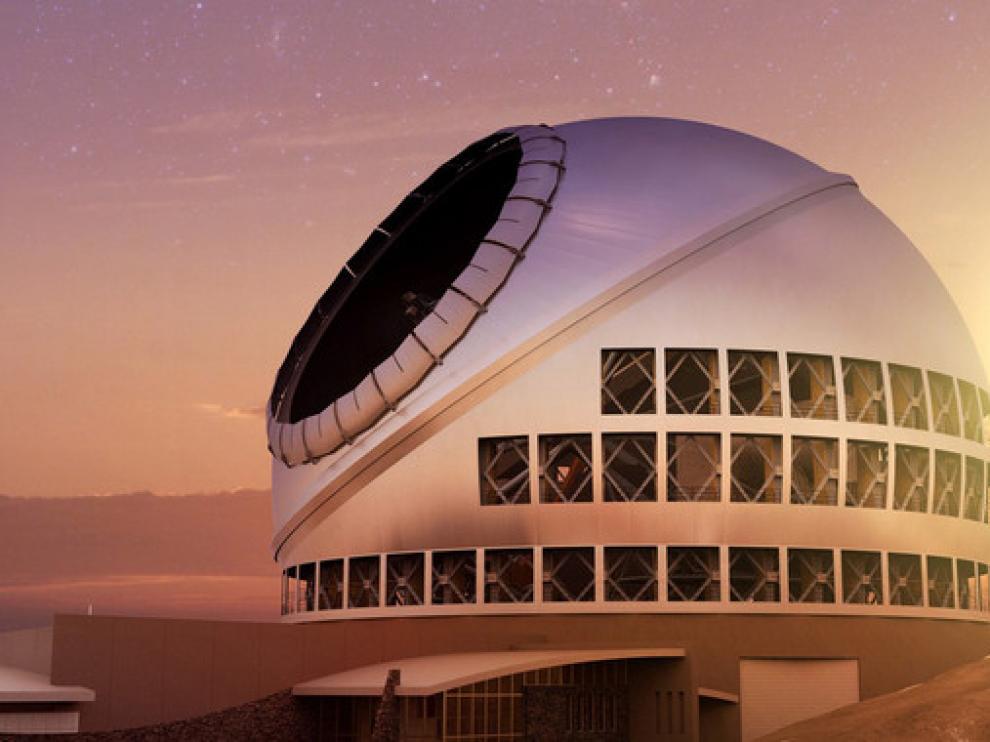 Representación artística del observatorio.