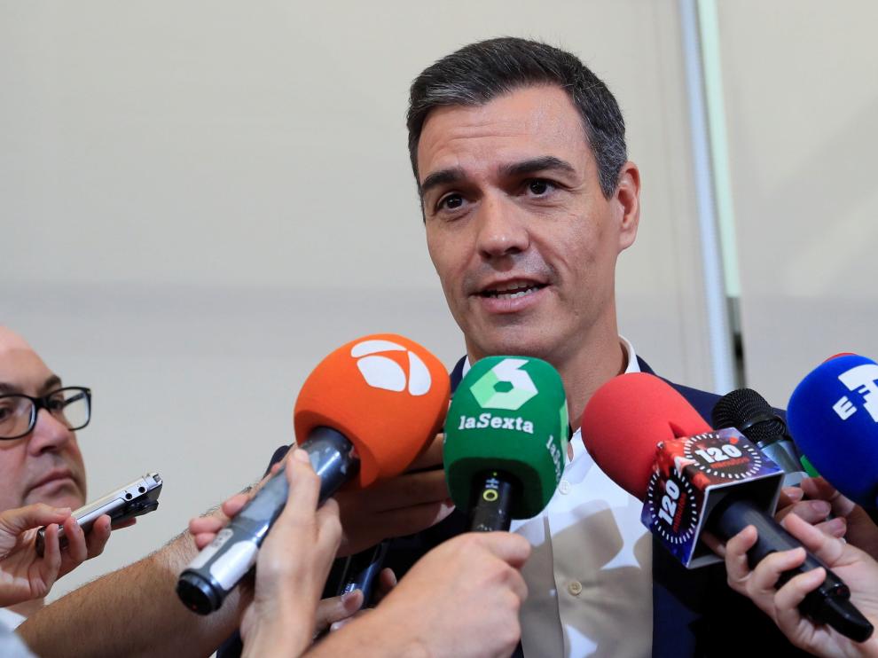 El presidente del Gobierno en funciones, Pedro Sánchez.