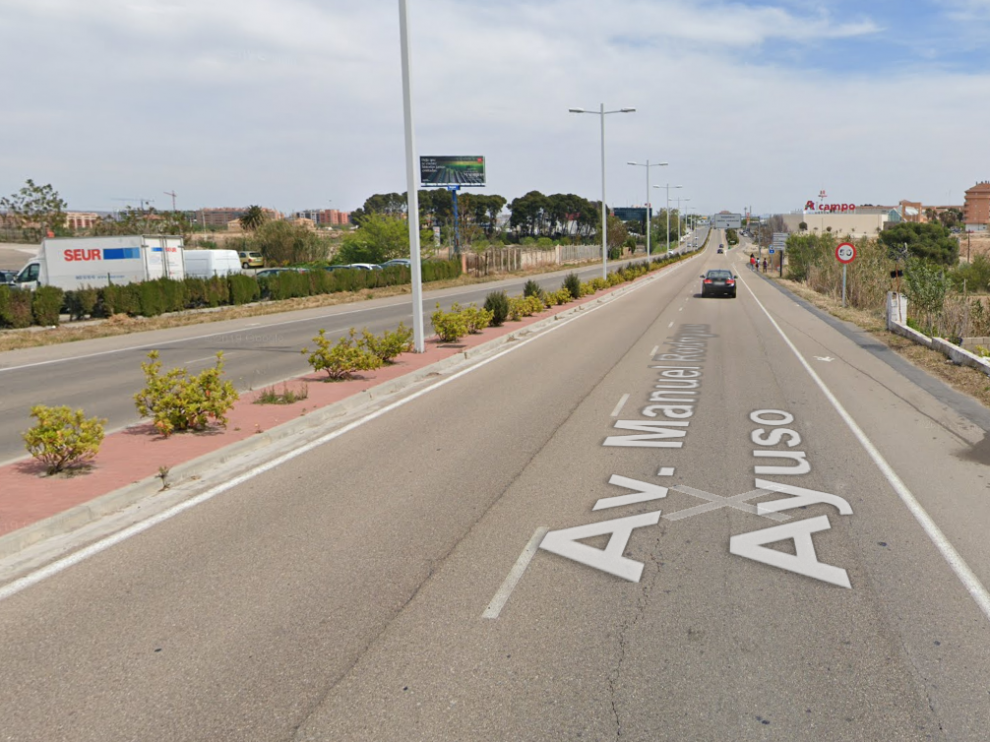 Avenida de Manuel Rodríguez Ayuso, donde la mujer de 35 años fue detenida.