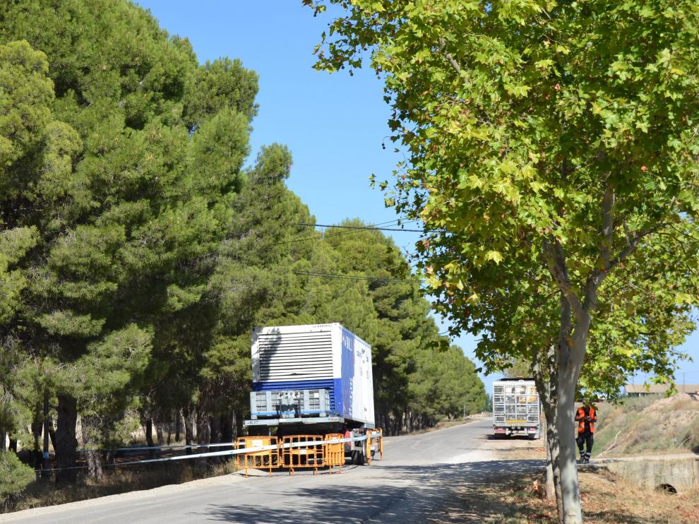 Endesa ha suministrado grupos electrógenos para restablecer la luz a los barrios de Tauste.