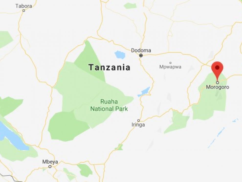 Morogoro, lugar del accidente en Tanzania.