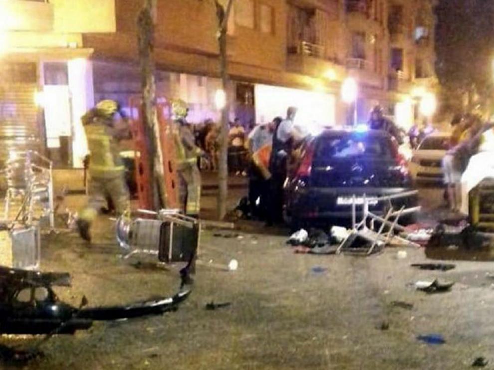 Imagen del accidente.