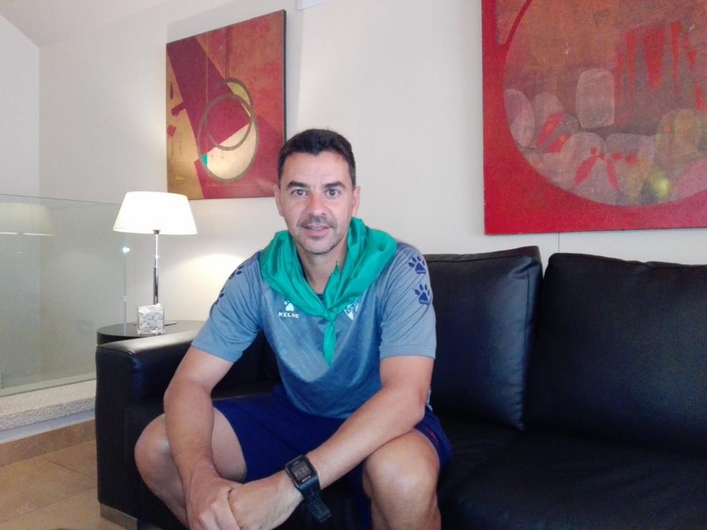 Míchel Sánchez, entrenador de la SD Huesca.